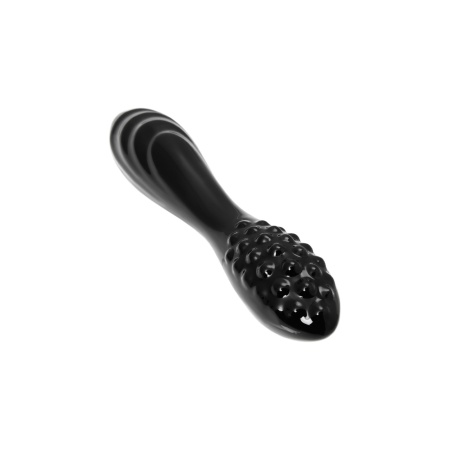 Satisfyer Dazziling Crystal - стеклянный фаллоимитатор с рельефом